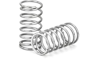 GUNGY Druckfeder Edelstahl Feder Druckfedern 25mm Drahtdurchmesser 1,2mm Außendurchmesser 13mm Länge 25mm Maximale Federkraft 2kg 10 Stück