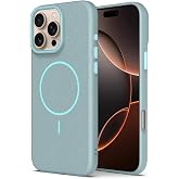 Coverzone 2.5mm Camera Protection with Leather Look Compatible with Apple iPhone 15 Pro Protrusion Protection Cowboy MagSafe Compatible with Interior Velvet