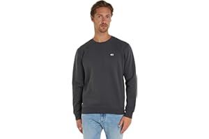 Tommy Jeans Hombre Sudadera TJM Regular sin Capucha