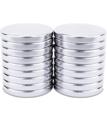 Magneti Al Neodimio ITALFIT 20pz - 20x1,5mm, Adesivi, Forza 1,80kg, Per Casa E Ufficio - Foto 6