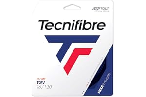 Tecnifibre Cordage Tennis TGV 1,35 mm Set 12 m Noir