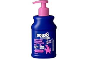DOUXO Skin & Coat SPA - Ultra-Safe* Shampoo für empfindliche & juckende Haut, 250ml, Reinigt sanft die Haut und beruhigt, hinterlässt Fell glänzend und angenehm duftend, hautfreundliche Rezeptur