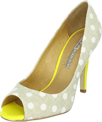 buffalo london 110 7608 3 flax polka dots 128126 damen pumps beige beige361 eu 36 amazon de schuhe handtaschen