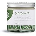 Georganics Mineral Toothpaste - 60ml - Tea Tree Flavour - Fluoride, SLS & Glycerine Free - Non-Foaming Natural Toothpaste with Virgin Coconut Oil - Certified Cosmos Natural, Vegan and Cruelty-Free