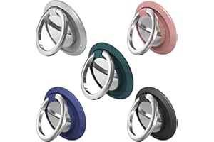 TOULIFLY 5 PCS Anneau Support Téléphone Portable Réglable - Ring Holder Anneau Support pour Smartphone