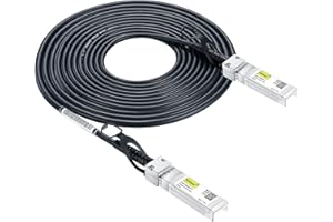 10Gtek 10Gb SFP+ DAC Twinax Cable, Passive, Compatible with Ubiquiti UniFi, 5-Meter(16.5ft)