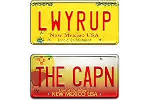 ‎CELEBRITY MACHINES Breaking Bad | The CAPN + LWYRUP | Metal Stamped License Plates