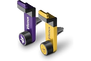 SOAR Suckerz NFL Kfz-Halterung NFL, Unisex-Erwachsene, 2er-Pack, Unisex-Erwachsene, Minnesota Vikings, mehrfarbig, Einheitsgröße