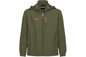 FALKENSTEJN Summer Windbreaker, Rain Jacket, Anorak, Wind Jacket, Lightweight Jacket