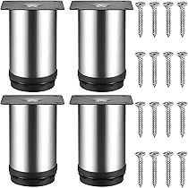 Gambe Regolabili Per Mobili - Piedini In Metallo Bianco Alt. 0-70mm | Per Divani, Letti, Armadi - Foto 14