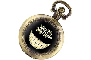 Tiong Alice Taschenuhr Alice im Wunderland Anime Digitale Taschenuhr Vintage Hohle Bronze Quarz Steampunk Taschenuhr tanzende Prinzessin Dame, Mann, Kind Geburtstag