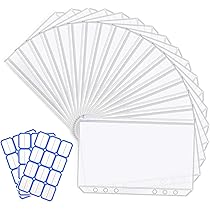 30 Buste Con Cerniera A6 | PVC Trasparente | 6 Fori Per Raccoglitori | Impermeabili - Foto 9