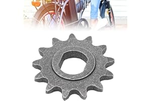 Saluaqui Pignon de Vélo, Pignon de Moteur, pignon de chaîne de Bicyclette de Moteur Remplacement de pignon de Moteur de Scooterl Portable Professionnel 25H 13T pour MY102i Pignon de Vélo