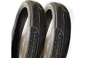 TOURING (ASC) 2X Pram Tyres 48 x 188 - Touring Easy Rolling Smooth Flat Tread (48x188)