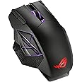 ASUS ROG Spatha X Mouse Gaming Dual-Mode (Wireless e USB-C), Sensore Ottico 19.000 DPI, 12 Tasti Programmabili, Socket Switch