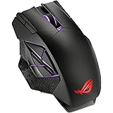 ASUS ROG Spatha X Mouse Gaming Dual-Mode (Wireless e USB-C), Sensore Ottico 19.000 DPI, 12 Tasti Programmabili, Socket Switch
