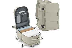 SZLX Torba Kabinowa Ryanair 40x20x25 na Bagaż Podręczny z Kieszenią na Laptopa Plecak Podróżny dla Kobiet Plecak Podróżny Easyjet Bag 45x36x20 Plecak Damski Miejski Wodoodporny Plecak Samolotowy