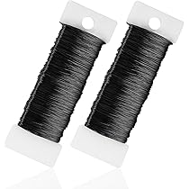 Knutseldraad 0,2 mm x 20 m, draad voor het knutselen, sieradendraad, koperdraad, binddraad, modelleerdraad, roestvrij, aanslagbestendige koperdraad voor doe-het-zelf sieraden maken, knutselwerk, goud