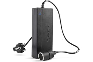 Geldee KFZ Netzadapter Spannungswandler, AC-DC Netzteil Adapter Stromwandler, 220V/230V/240V auf 12V/10A (120W) KFZ Netzadapter Netzgleichrichter