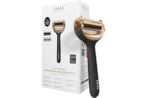 GESKE | SmartAppGuided™ MicroNeedle Face & Body Roller | 8 in 1 | Derma Roller | Roller électrique | Microneedling | Appareil à micro-aiguilles | Rouleau à aiguilles | Rouleau de beauté