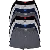 Tutku 8'li Fırsat &Uuml;r&uuml;n&uuml;! Erkek Penye Havlu Bel Boxer Karışık Renk, XL