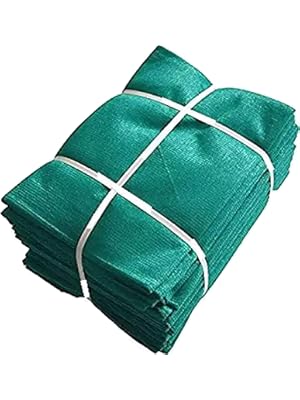 BENAVJI Green Shade Net, 50% UV Sun Protection, for Terrace, Garden, Green House, Balcony, & Gardening Multipurpose Agro Netting Size 8FT X 6.5FT