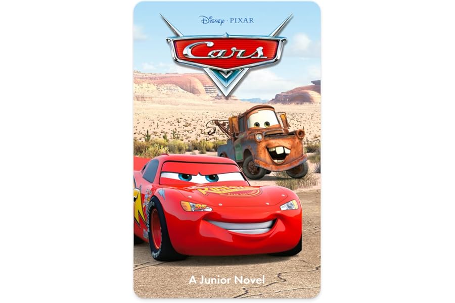 YOTO Disney Pixar Junior Novels: Cars – Kids Audio Card for Use with Player & Mini All-in-1 Audio Device, Educational Screen-Free Listening with Fun Playtime, Bedtime & Travel Stories, Ages 6+