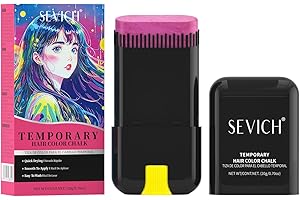 GOWWIM Temporary Hair Chalk - Disposable Hair Colour, Quick Drying and Washable - DIY Hair Colour for Halloween Cosplay Styling - Long Lasting Colour and Easy to Clean - Creative Hair Waxes