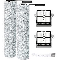 Brosse à Rouleaux Compatible Tineco S6/S7Pro Version 2 - Avec 2 Filtres - Pour Aspirateur Balai Floor One S7 Flashdry