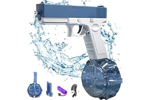 DAZZTIME Potente Pistola de Agua Eléctrica,Pistola de Agua para Niños,Pistolas de Agua Eléctricas,Pistola de Agua,Alta Capacidad Más Fuerte Blaster de Agua Summer Pool Beach Party Toys,para Piscinas