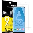 NEW'C 2 Pezzi, Vetro Temperato per Samsung Galaxy A52, A52 5G, A52S 5G, Pellicola Prottetiva Anti Graffio, Anti-Impronte, Sen