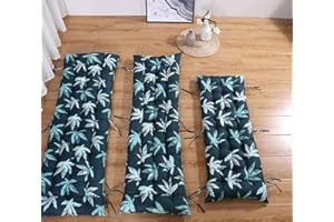 DanChen Garden Bench Cushion,2 3 Seater Long Sofa Seat Pad,Thick Outdoor Furniture Swing Chair Long Seat Pad,Comfortable Rectangle Replacement Mattress for Patio Sunbed Balcony Tatami