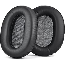 Ersatz-Ohrpolster Für Sony WH-CH700N, WH-CH710N – Extra Dick, Schwarz, Aus Hybrid-Velours