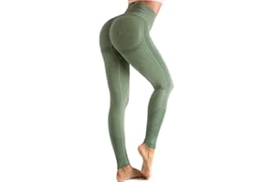 OUDOTA Leggins Donna Sportivi Pantaloni Palestra Vita Alta Leggings Push Up Anticellulite per Fitness Allenamento Jogging Pantaloni Yoga Pants Sexy Booty Scrunch Opaco Elastici Pantacollant Collant