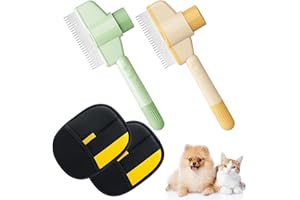 JAZRVR Guanto magnetico in pelliccia 4 in 1 per la rimozione dei peli di animali, rimozione dei peli di gatto con spazzola autopulente, magnete in pelliccia – Il bestseller per la cura efficiente degli