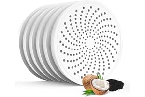 honeyguaridan Filtres A Charbon de Rechange pour Fontaine à Eau pour Animaux Domestiques W18/W25/W25 Pro/W58- Pack de 6