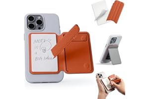 MOFT Snap Notepad Mobile Phone Stand, Magnetic Mobile Phone Stand, Action Inspiration Stand, Includes Two Types of Notepad and Magnetic Invisible Pen