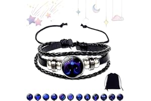 HOPASRISEE Gleym Bracelet, Gleym Manifestation Bracelet, Spirilet Bracelet, Zodiac Constellation Universe Spirit Bracelet