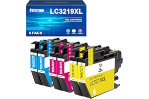 Palmtree LC3219XL wkłady kompatybilne z Brother LC-3219XL LC3219XL LC3217 kartridże do drukarki Brother MFC-J5330DW MFC-J5730DW MFC-J5335DW MFC-J6930DW MFC-J6530DW MFC-J5930DW MFC-J6935DW (6 sztuk)