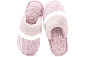 GOEWY Chaussons Femme - Pantoufles Doudou Confort Extrême - Semelle Mémoire de Forme Antidérapante - Intérieur/Extérieur - Cadeau Pour Maman Petite Amie Dames