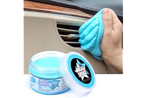 ToysButty Kit Nettoyage Voiture Interieur, Accessoire Voiture, Slime de Nettoyage, Produit Gel Nettoyant Plastique, Mastic Nettoyeur pour Clavier Pc Laptop, Imprimante, Appareil Photo, Gadget Parfumé