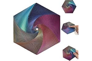 ZQUINTUPLIAN Fractal Fidget Hexagon Fingertip Decompression Toy - Stylish And Sophisticated Fidget Gadget For Entertainment And Fun