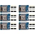 DUBEUYEW 4 Pcs ESP8266 ESP-12F Mini Modules 4M Bytes WLAN WiFi Internet Development Board for Arduino, WeMos ESP8266 Mini