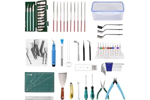 Sovol 3D Printer Tool Kit, 78Pcs 3D Printing Multi Tool Box Assembly/Removal/Filament Cutting Set 3D Printer Accessories for All FDM Printers Cleaning Finishing Printing