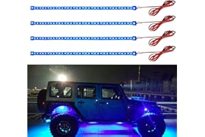 YM E-Bright 30CM 5050 12-SMD DC12V 4 Pezzi Impermeabile LED Striscia Luce, per Auto Interior & Esterno Decorazione DRL Giorno Luce di Esecuzione