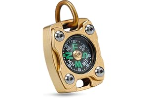 MecArmy CMP Mini-Kompass aus Titan/Messing, luxuriöser Survival-Taschenkompass – Geschenk von Vater an Sohn, Geschenk von Mama/Papa ​​an Sohn zum Schulabschluss, Geburtstag