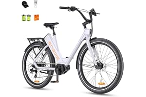 ENGWE E Bike Herren Mountainbike, Ebike 260km Reichweite durch 36V 19.2Ah Akku, E-Bike 250W Mittelmotor Max 25km/h, Elektrofahrräder 27.5 * 2.4 Zoll Reifen, Pendler Elektrofahrrad für Erwachsene P275