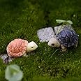 BHOOLU&GOOLU PVC Made Tortoise Miniature Showpiece, Size: 3-5 CM, Multicolour, 10 Piece/Pack