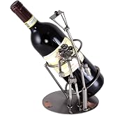 Steelman24 I Omini di Viti Addormentato Davanti al Pc con Portabiglietti da Visita I Idee Regalo