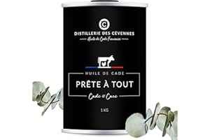 Distillerie des Cévennes - Huile de Cade Vraie - 1Kg - Prête à l'emploi - La Seule Huile 100% Fabriquée et Distillée en France